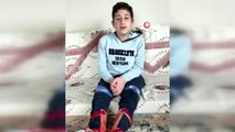 Vanlı Amcan'dan spina bifida hastası Harun'a akülü sandalye