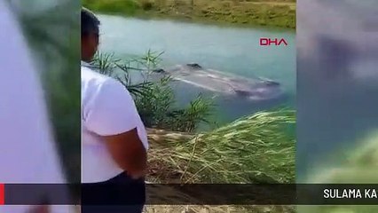 SULAMA KANALINA DÜŞEN MİNİBÜSTEKİ 3 KİŞİ ÖLDÜ