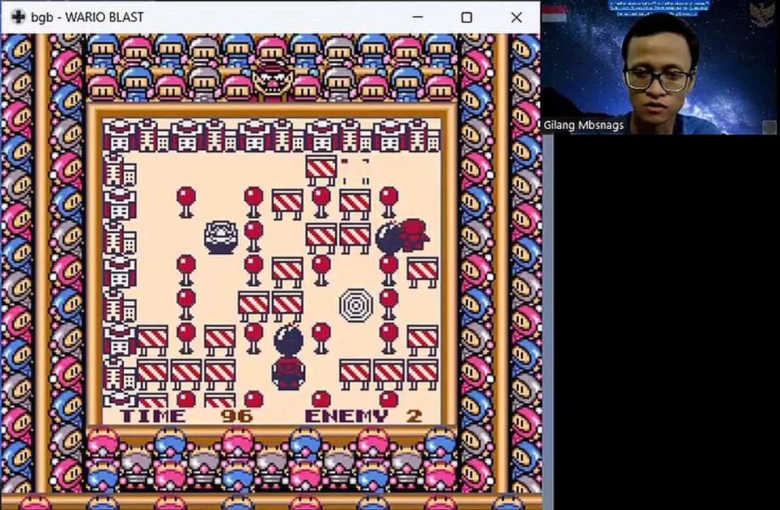 level 4 Main Game Jadul Wario Blast (1994) Level 4 - Mengalahkan BOSS Level 4 ; Gameboy Advance - Gilang Mbsnags