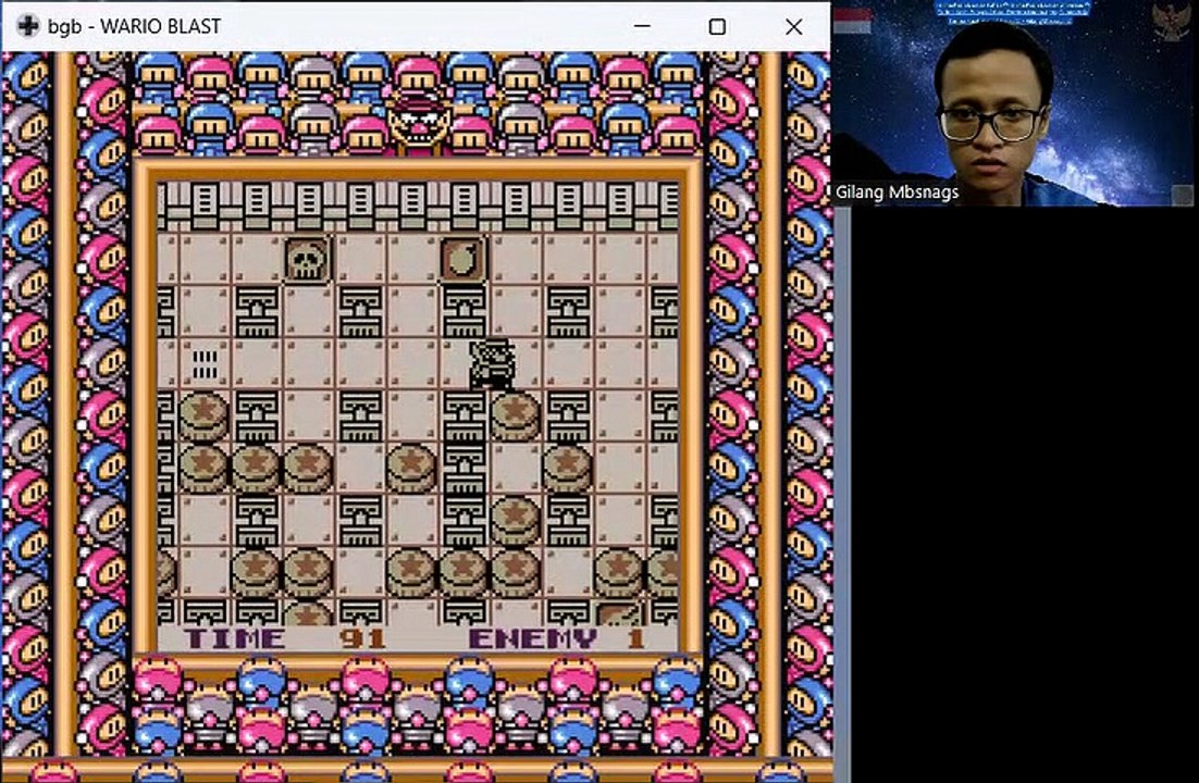 level 5 Main Game Jadul Wario Blast (1994) Level 5 - Mengalahkan BOSS Level 5 ; Gameboy Advance - Gilang Mbsnags