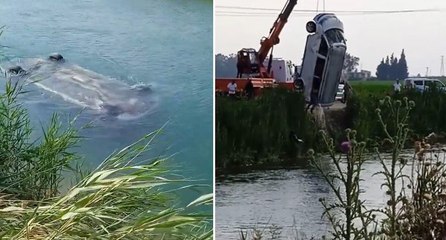 Minibüs sulama kanalına düştü: Çok sayıda ölü var