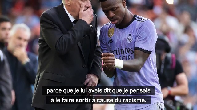 Carlo Ancelotti sur le racisme envers Vinicius : C'est inacceptable, la Liga a un problème