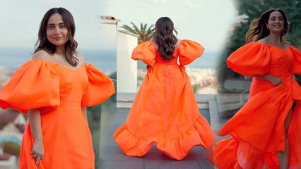 Cannes 2023 : Kusha Kapila Orange Neon Gown Look Video Viral |Boldsky
