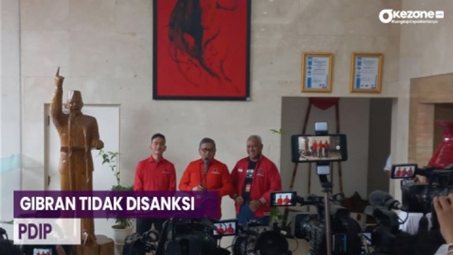 PDIP Putuskan Tidak Jatuhkan Sanksi bagi Gibran Rakabuming Raka
