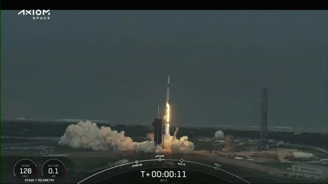 Despega con éxito una misión privada a la Estación Espacial Internacional con cuatro tripulantes