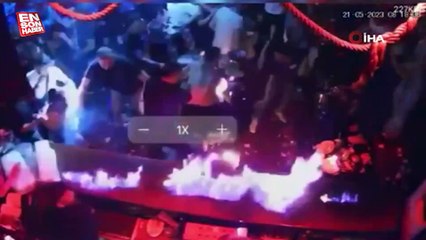 Taksim’de gece kulübünde dehşet anları: Alev alev yandılar