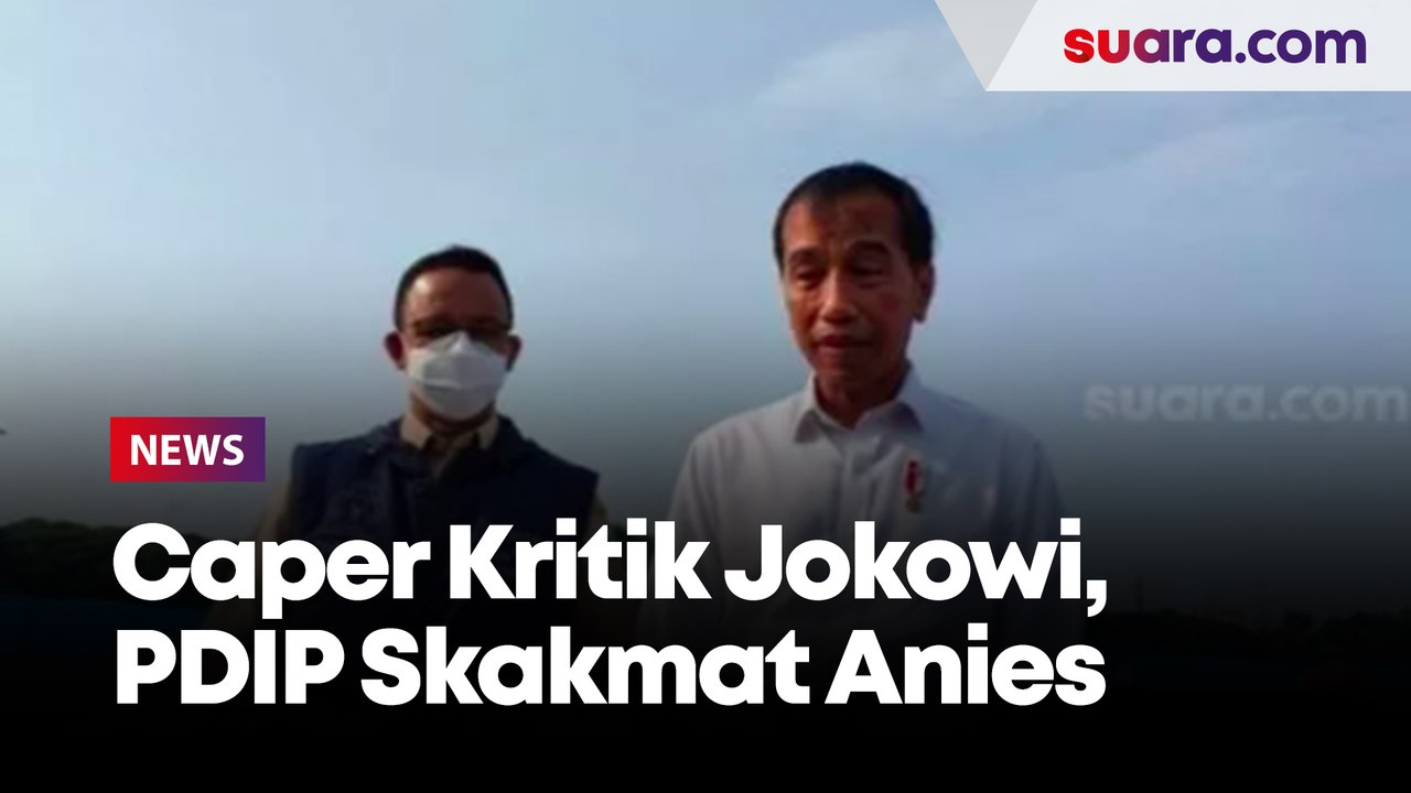 Disebut Caper Kritik Jokowi, PDIP Skakmat Anies: Apa yang Bisa Dibanggakan? Lampu Pernak-Pernik?