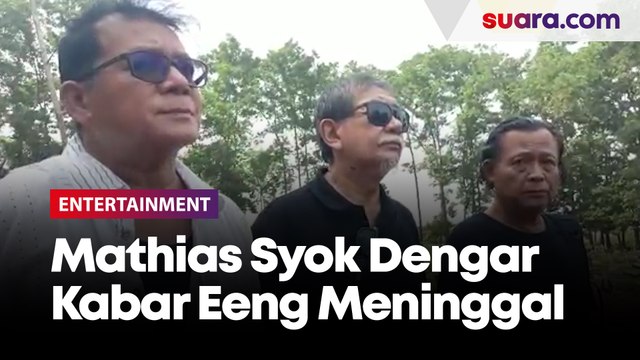 Syok Dengar Kabar Eeng Saptahadi Meninggal, Mathias Muchus Menangis hingga Gemetar