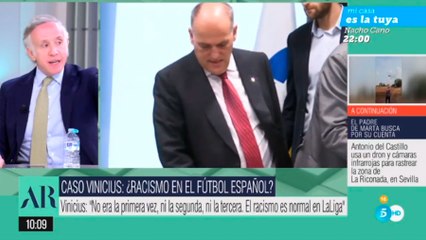 Inda: "Por culpa de Tebas, hoy se está identificando a España en todo el mundo como un país racista"
