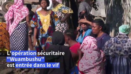 Mayotte: démolition d'un vaste bidonville dans le cadre de l'opération "Wuambushu"