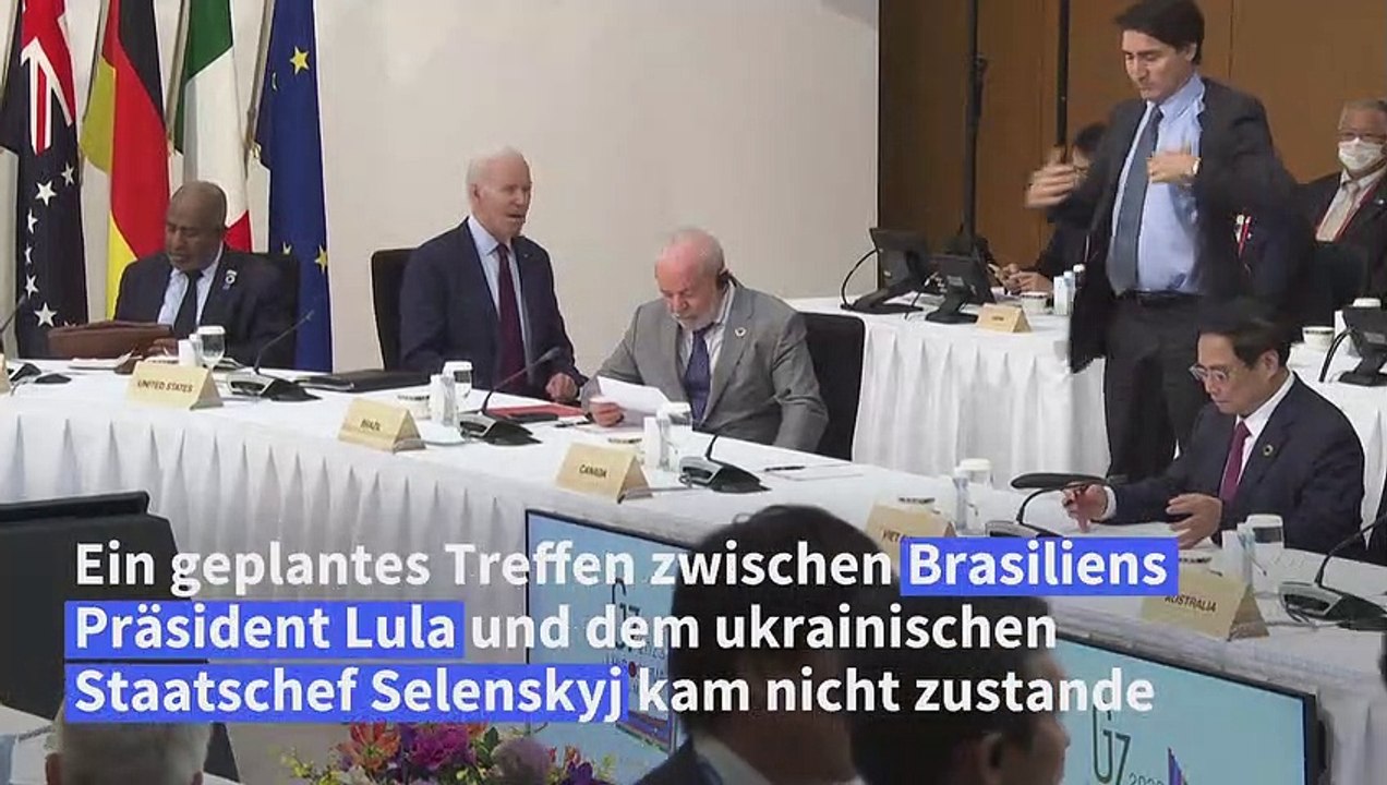 Lula 'verärgert' über geplatztes Treffen mit Selenskyj