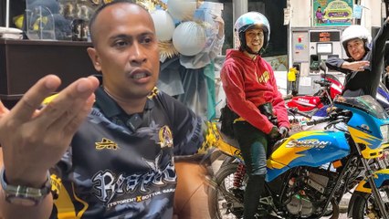 Buka bengkel motor, Achey ‘sekolahkan’ netizen sibuk pertikai sumber duit