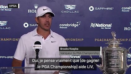 US PGA Championship - Koepka après sa victoire "heureux de ramener ce titre à la maison"