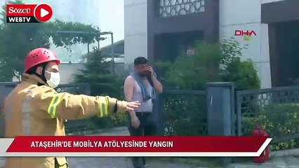 İstanbul’da atölye yangını: Başka işyerlerine de sıçradı