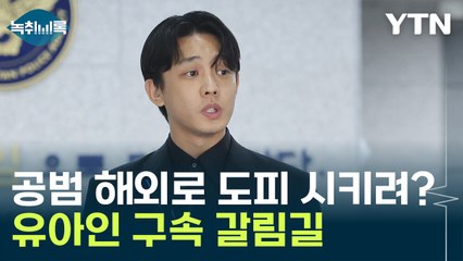 유아인, 공범 해외 도피시키려다 실패했나...구속 갈림길 [Y녹취록]  / YTN