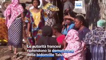 Mayotte: iniziata la demolizione della baraccopoli a Koungou