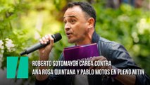 Roberto Sotomayor carga contra Ana Rosa Quintana y Pablo Motos en pleno mitin