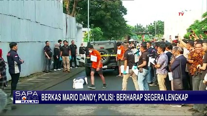Berkas Kasus Mario Dandy Belum Lengkap, Polisi: Berharap Lengkap Pekan Ini