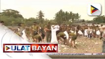 Mga residente at volunteers, lumahok sa coastal cleanup drive ng PH Army sa Brgy. Calibuyu, Tanza, Cavite