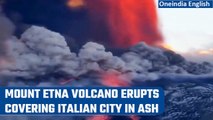 Italy: Mount Etna volcano erupts; halts flights to Sicily's Catania airport | Oneindia News