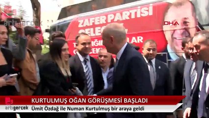 Ümit Özdağ ile Numan Kurtulmuş bir araya geldi