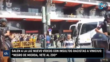 Salen a la luz nuevo vídeos con insultos racistas a Vinicius: "Negro de mierda, vete al Zoo"