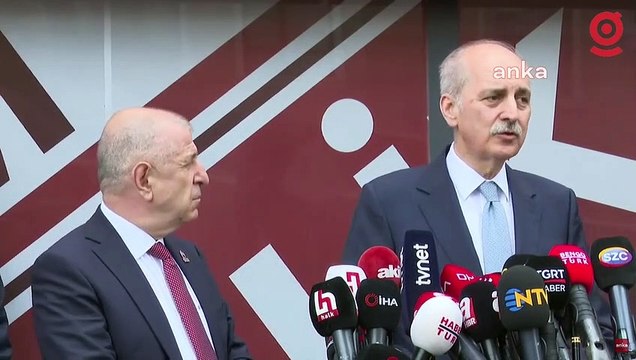 Zafer Partisi Genel Başkanı Ümit Özdağ ve AKP Genel Başkanvekili Numan Kurtulmuş Açıklama Yapıyor #canlı