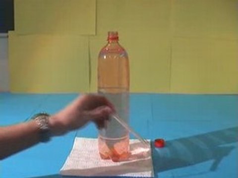 Bouteille expérience petits débrouillards