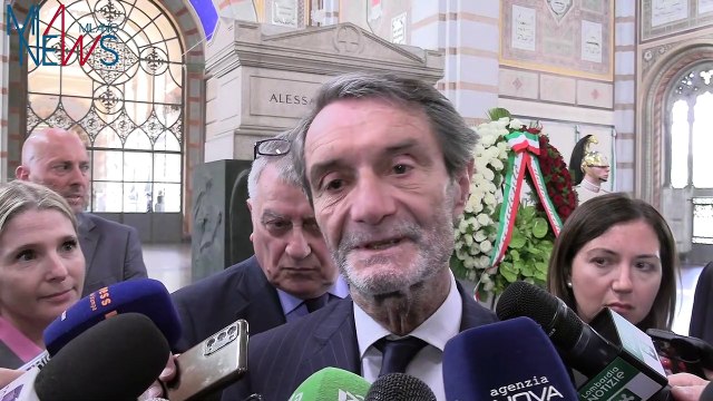 Sergio Mattarella a Milano, Fontana: Il presidente della Repubblica colpito dalla bellezza del Famedio