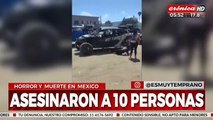 Tragedia en México: grupo armado asesinó a diez personas en una carrera