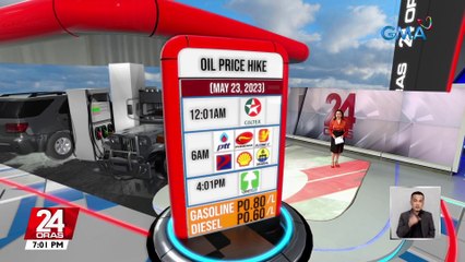 Diesel at gasolina, may dagdag-presyo simula bukas; Kerosene, may rollback | 24 Oras