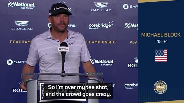 Block relives 'pretty cool' hole-in-one experience