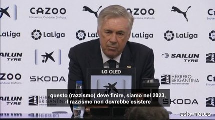 Ancelotti: la Liga ha un problema con il razzismo