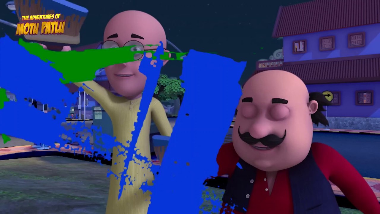 Motu और Patlu ने Paint किया खुदका घर _ Motu Patlu _ Hindi Cartoon _ Motu Patlu Ki Jodi _ _spot(1080P_HD)