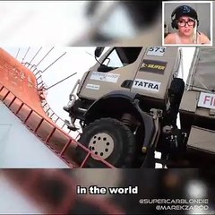 ARMY TRUCK ATTEMPTING WRORLD RECORD
