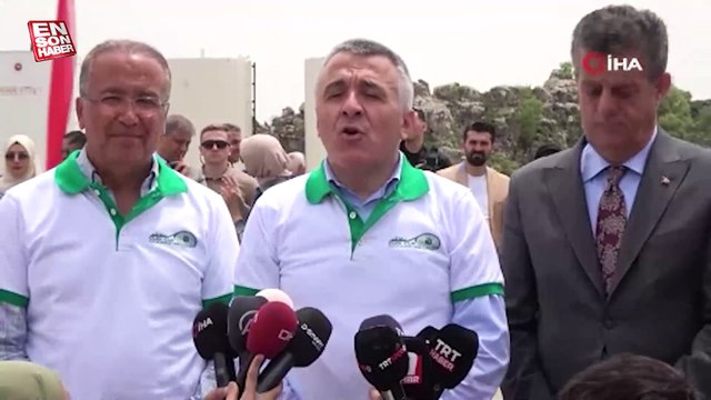 2. Uluslararası Cudi Cup Tenis Turnuvası'nın gösteri maçı Gabar Dağı'nda yapıldı