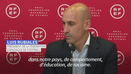 Le football espagnol a un "problème" de "racisme" (président de la fédération)