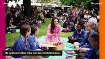 Kate Middleton : Adorable en rose bonbon pour un pique-nique surprise, elle s'amuse entourée d'enfants