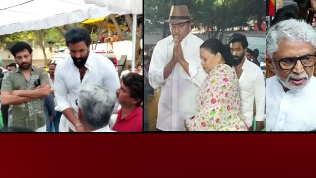 RIP Sarath Babu: Manchu Vishnu నివాళి..రాజేంద్ర ప్రసాద్ కంటతడి | Telugu Filmibeat