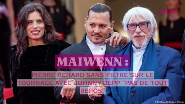 Maïwenn : Pierre Richard sans filtre sur le tournage avec Johnny Depp pas de tout repos