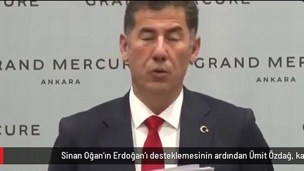 Sinan Oğan'ın Erdoğan'ı desteklemesinin ardından Ümit Özdağ, karara çıkıştı: Bu açıklama Zafer Partisi'ni bağlamıyor