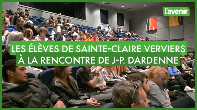 Les élèves de l'Institut Sainte-Claire de Verviers à la rencontre de Jean-Pierre Dardenne et Pablo Schils