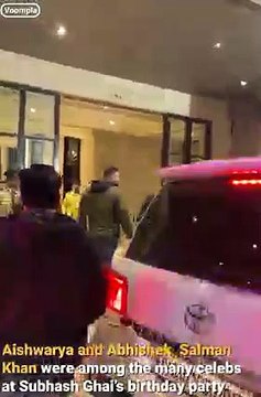Aishwarya Rai aur Salman Khan ek hi party mein Aish arrived with hubby Abhishek Bachc...