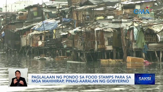 Paglalaan ng pondo sa food stamps para sa mga mahihirap, pinag-aaralan ng gobyerno | Saksi