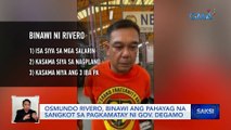 Osmundo Rivero, binawi ang pahayag na sangkot sa pagkamatay ni Gov. Degamo  | Saksi