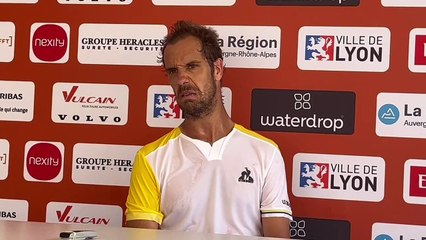 ATP - Lyon - Richard Gasquet : "La terre battue, ça commence vraiment à devenir compliqué"
