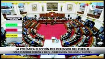 Polémica elección del defensor del Pueblo: solo Cerrón y Perú Libre lo defienden con uñas y dientes