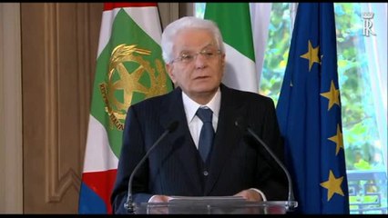 Mattarella: Carta vieta nefaste concezioni di supremazia della razza