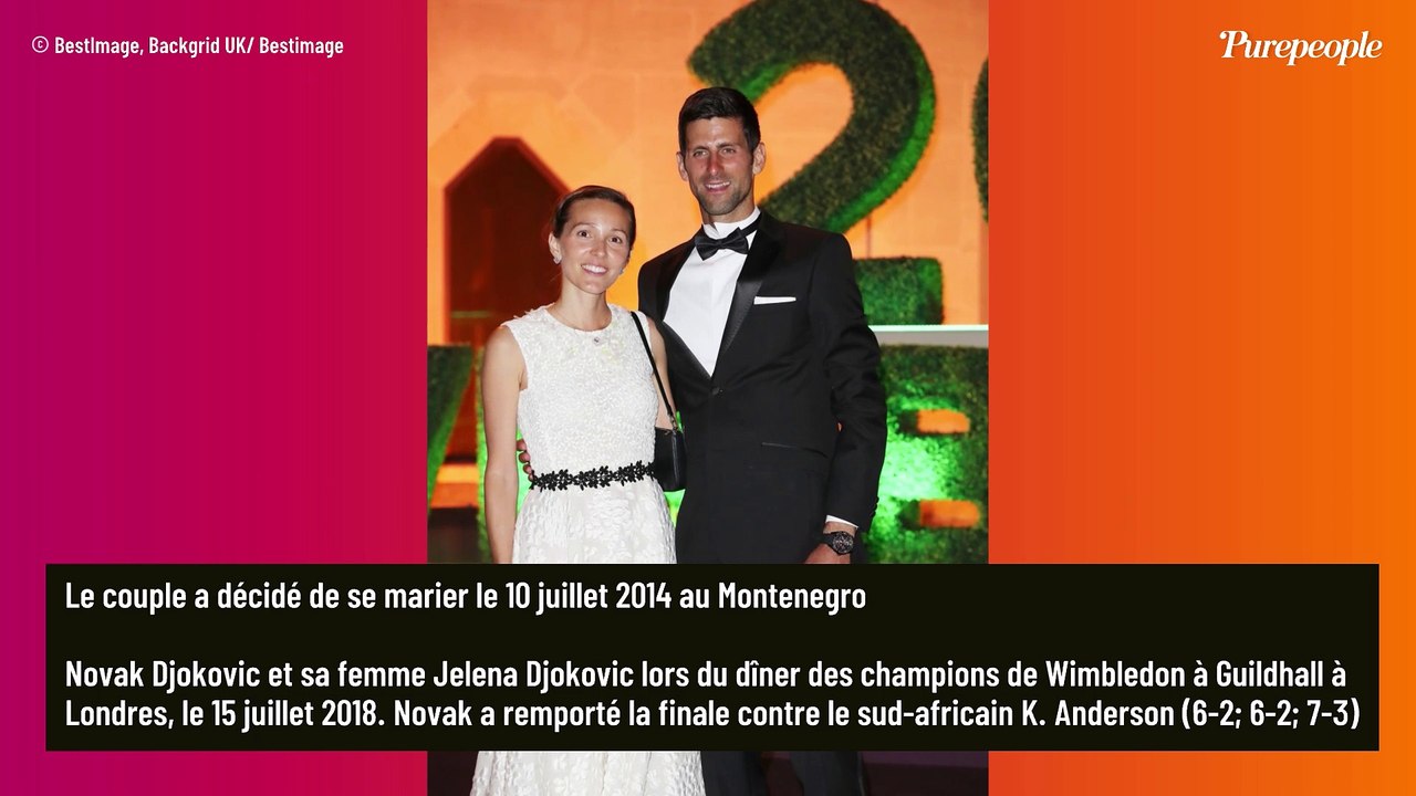 PHOTO Novak Djokovic marié à Jelena : détails sur sa fastueuse union, sa femme éblouissante dans sa robe bustier
