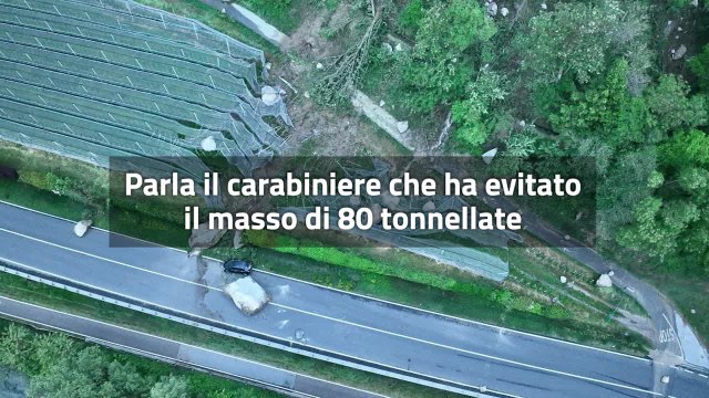 Frana in Val Venosta, la testimonianza: Cosi' ho evitato quel masso da 80 t